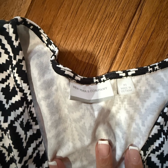 New York & Company Royal Blue Knit Top - Picture 6 of 6